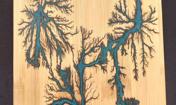 Bahama blue bamboo cutting board