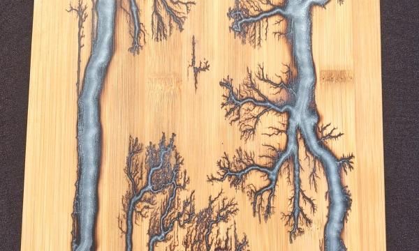 Silver bamboo cutting board